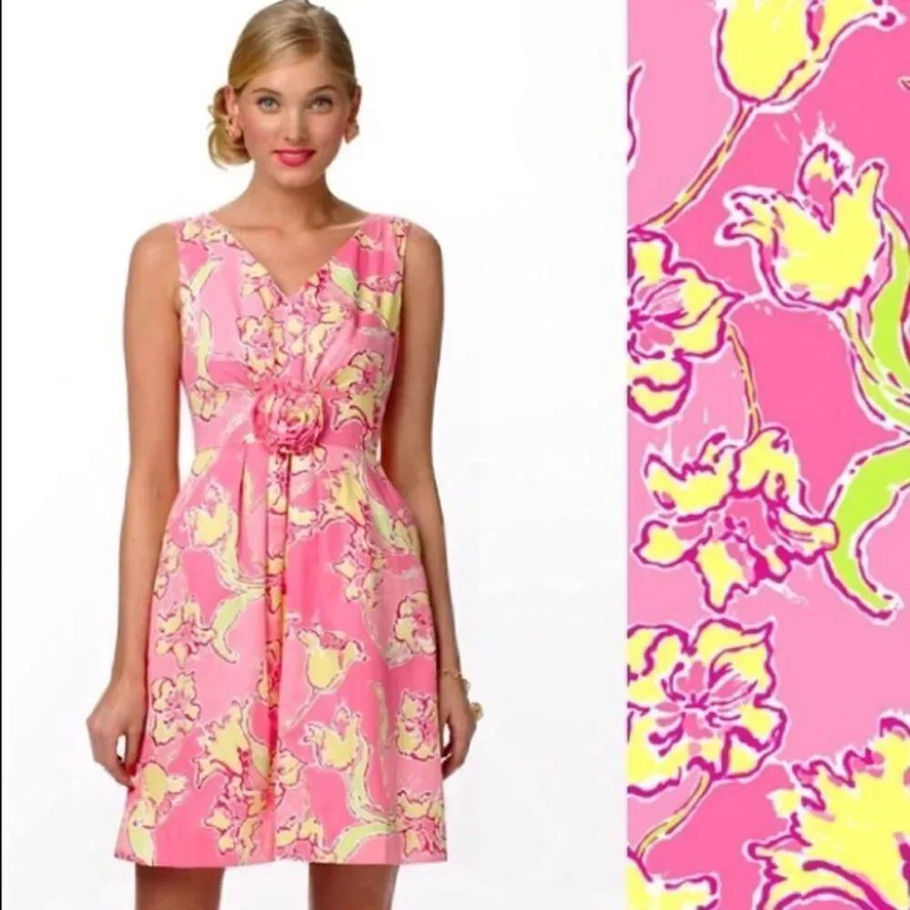 Lilly Pulitzer Parker in Hotty Pink size 4 designer dress